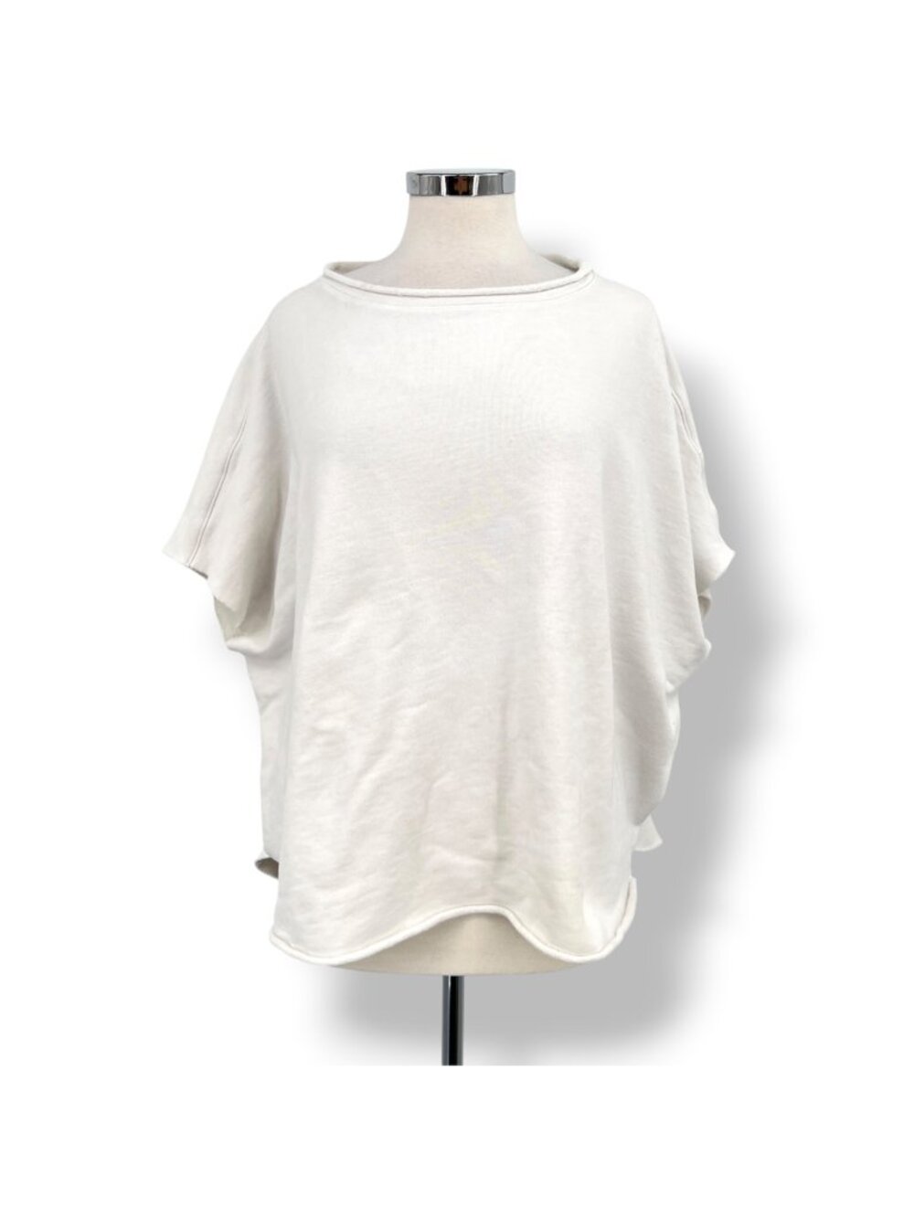 Frank & Eileen Olive Original Capelet Triple Fleece Cotton in White One Size